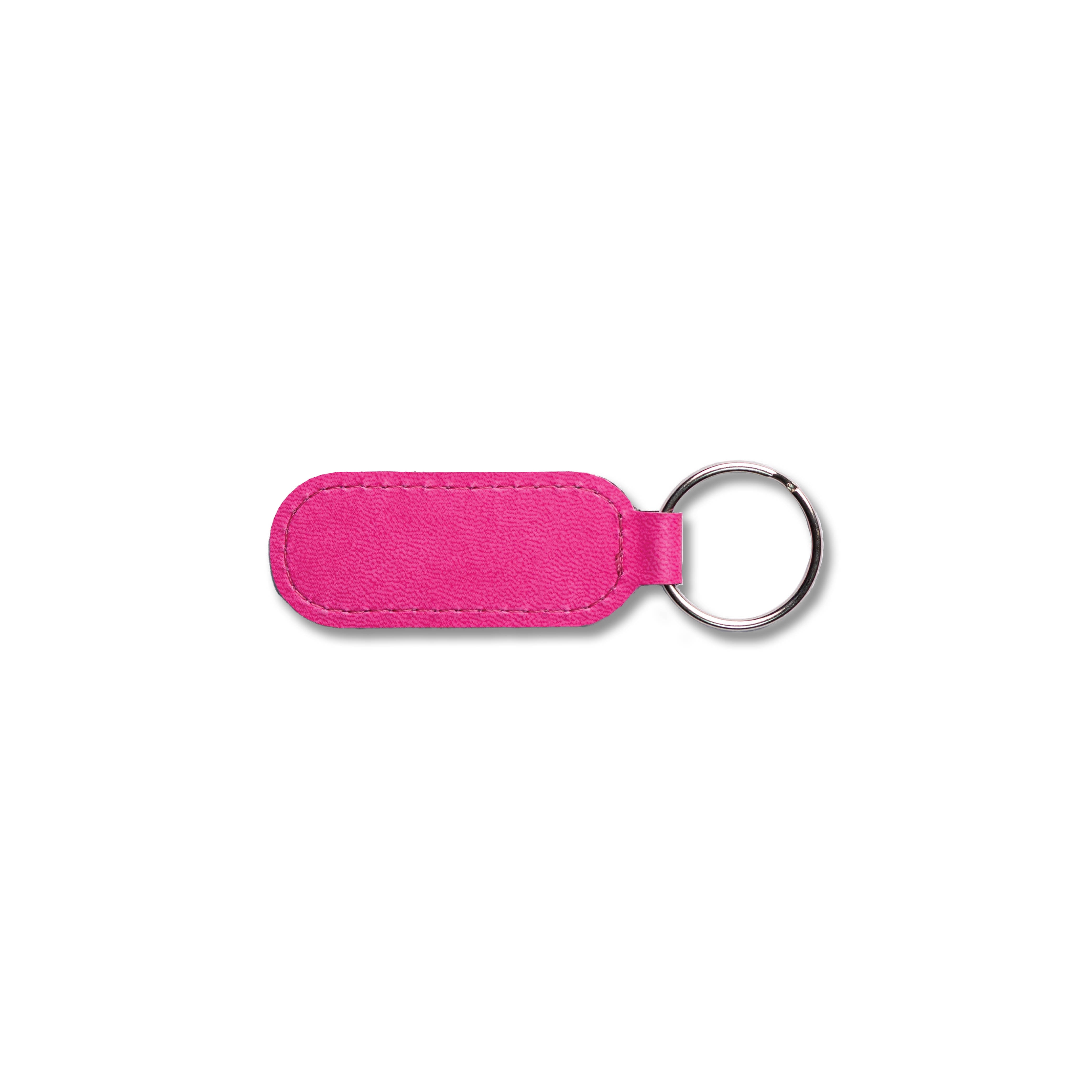 Dorchester Oval Key Fob Pink