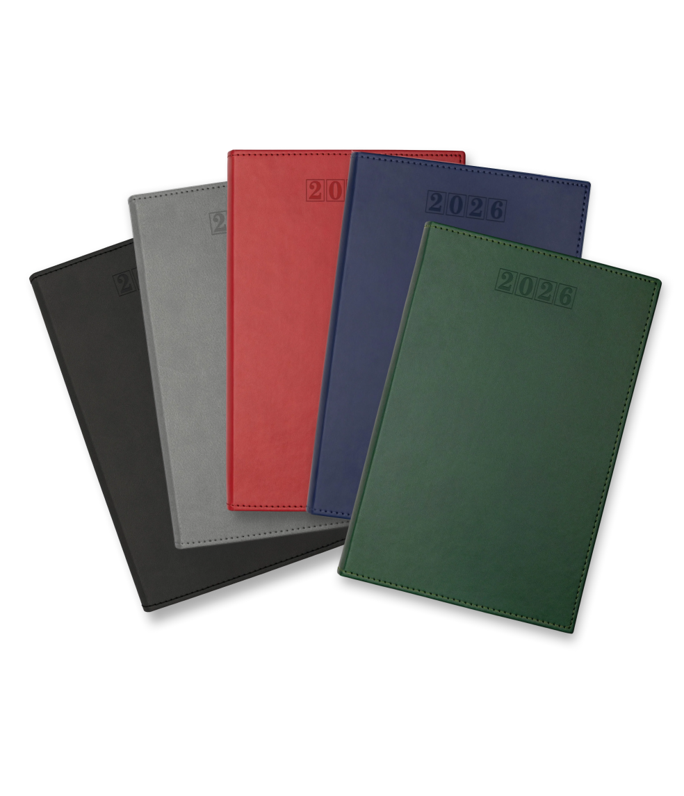Dorchester NewHide A5 Desk Diary, Day Per Page