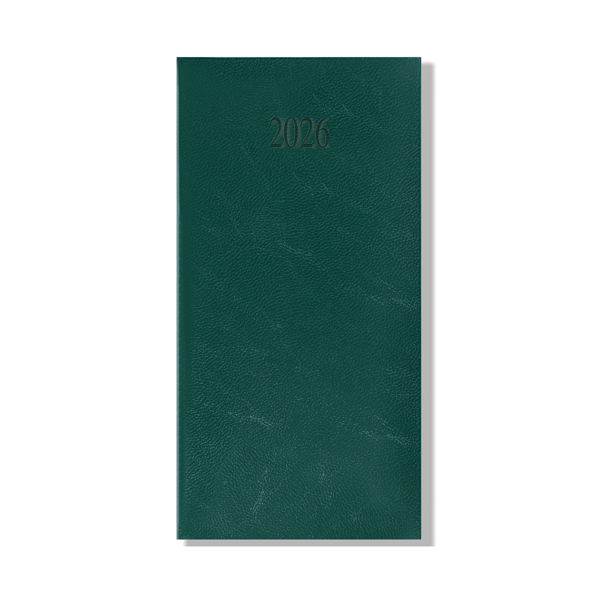 Richmond FineGrain Pocket Diary, Week to View, Green
