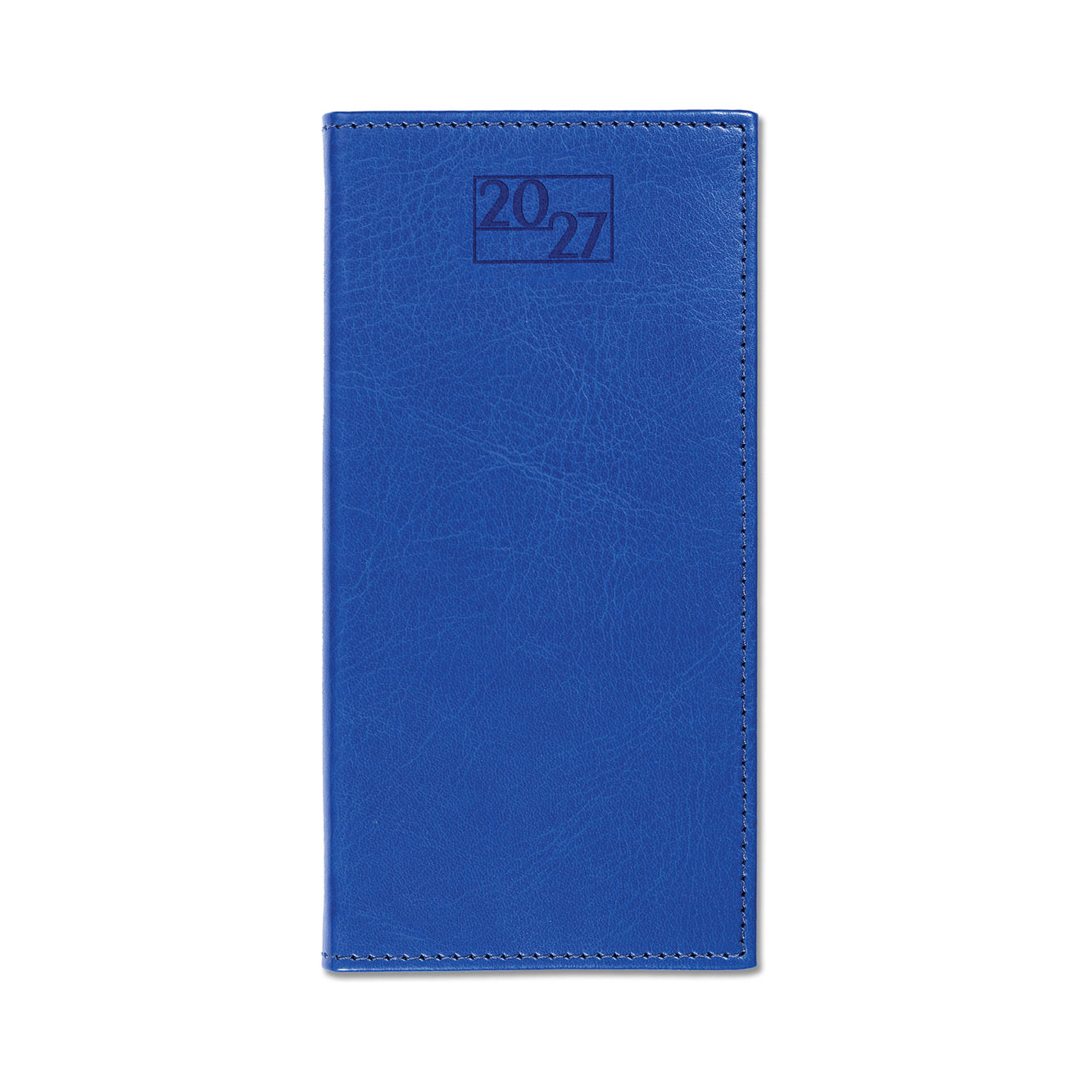 Harrogate SaharaHide Faux Leather Pocket Diary, Week to View, Blue
