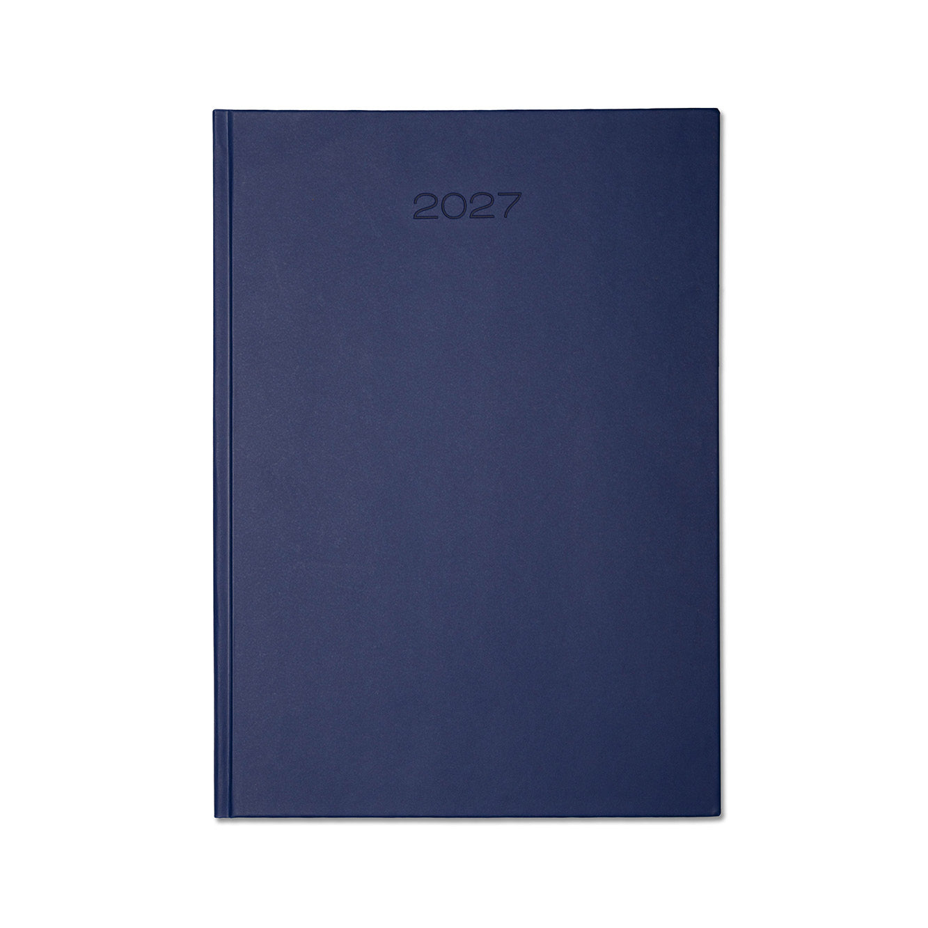 Lewes SmoothGrain A4 Desk Diary, Day Per Page, Blue