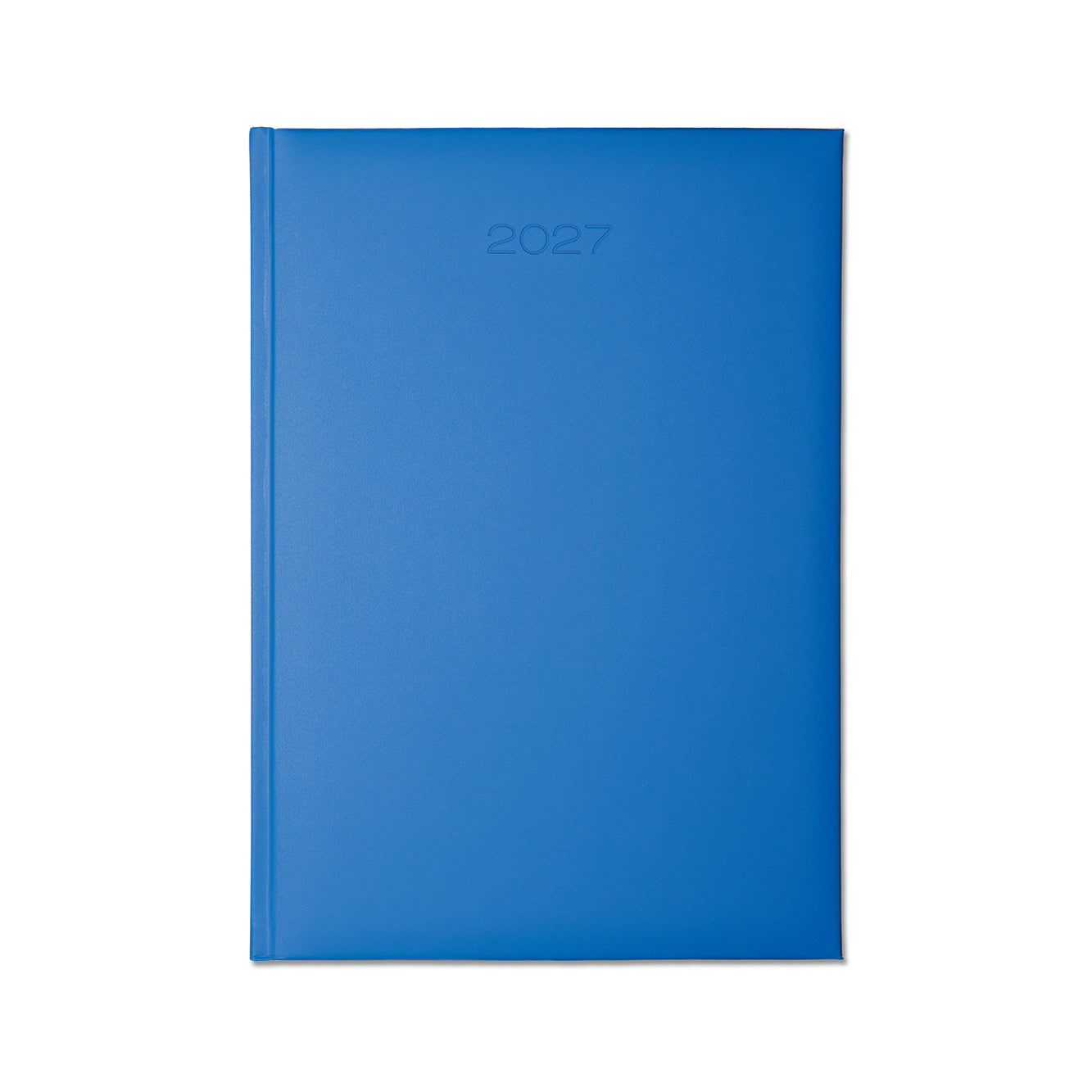 Lewes SmoothGrain A4 Desk Diary, Day Per Page, Light Blue