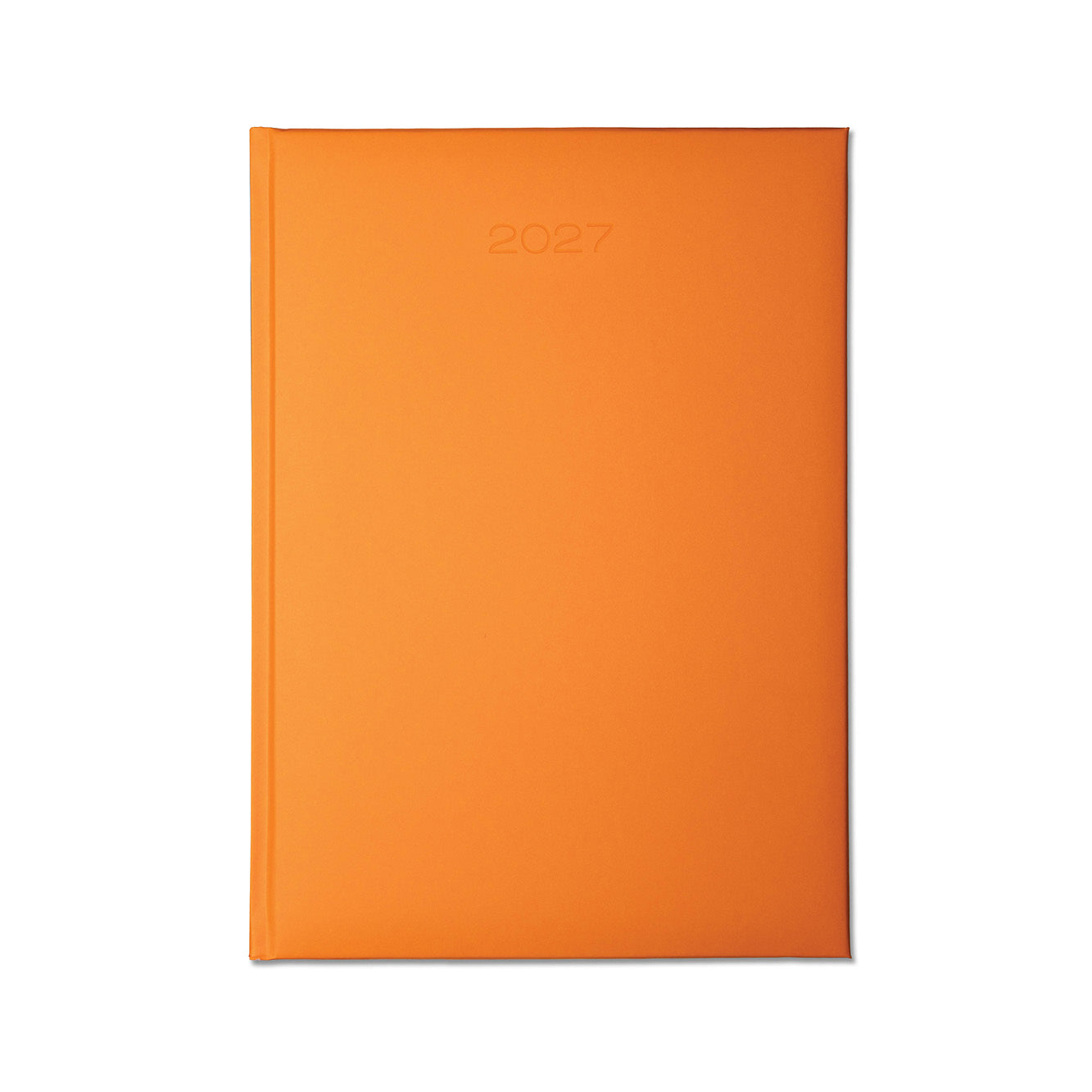 Lewes SmoothGrain A4 Desk Diary, Day Per Page, Orange