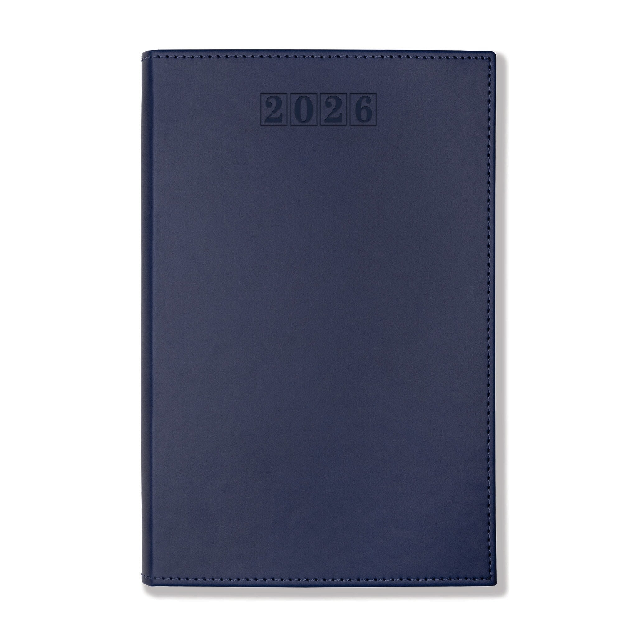 Dorchester NewHide A5 Desk Diary, Week To View, Blue