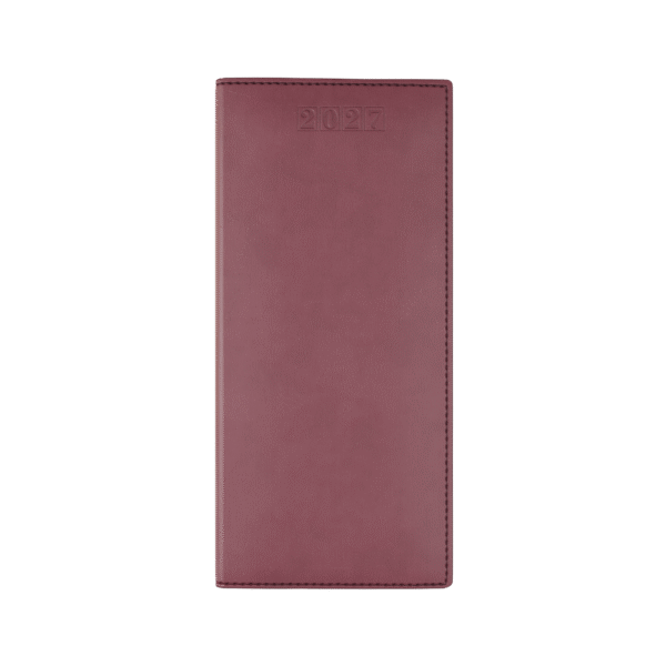 Dorchester NewHide Pocket, Week to View, Burgundy