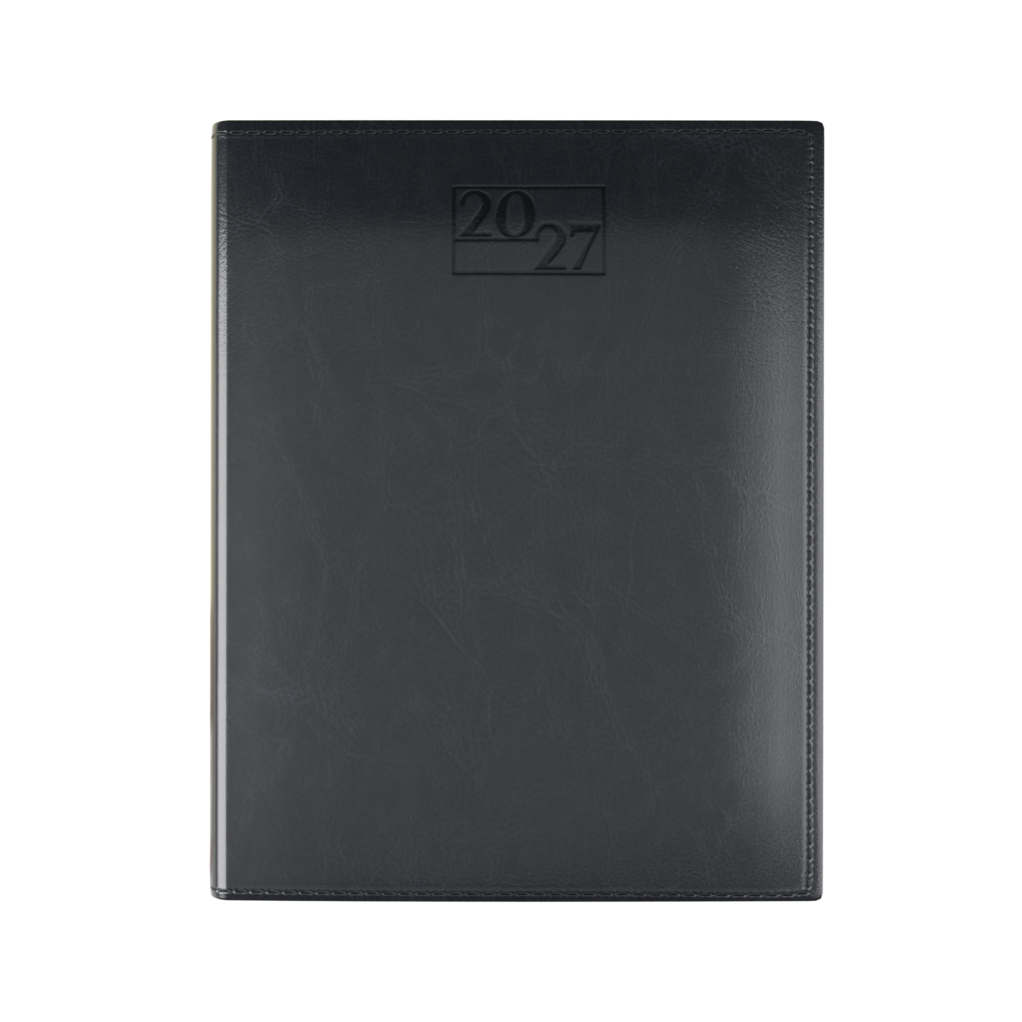 harrogate-saharahide-faux-leather-quarto-diary-week-to-view-black